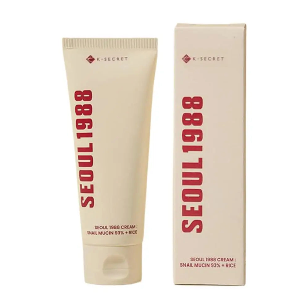 KSECRET  Seoul 1988 Cream : Snail Mucin 93% + Rice (100ml)